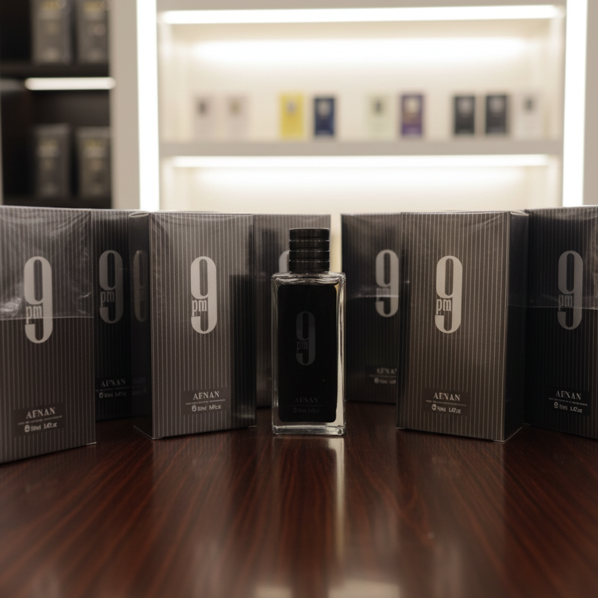 Afnan 9PM Perfume – Unisex EDP 100ml Blue & black, Long-Lasting Elegant Fragrance for Men & Women