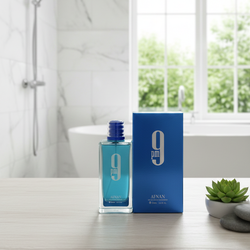 Afnan 9PM Perfume – Unisex EDP 100ml Blue & black, Long-Lasting Elegant Fragrance for Men & Women
