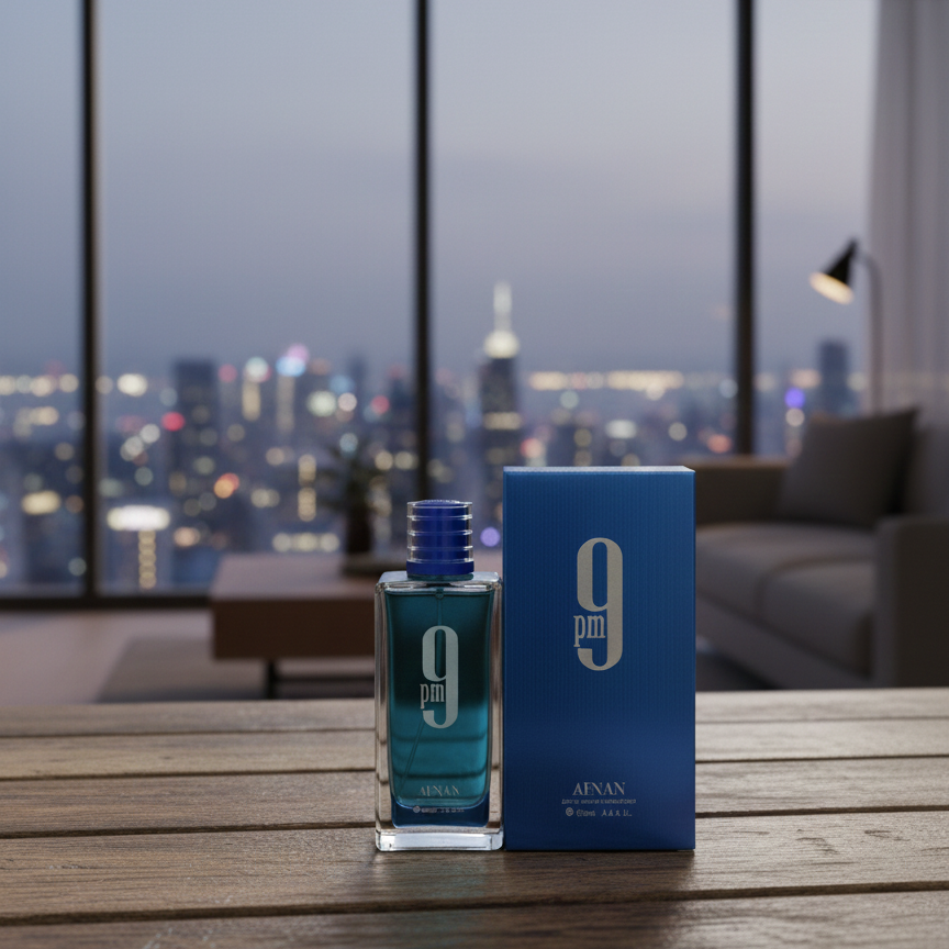 Afnan 9PM Perfume – Unisex EDP 100ml Blue & black, Long-Lasting Elegant Fragrance for Men & Women