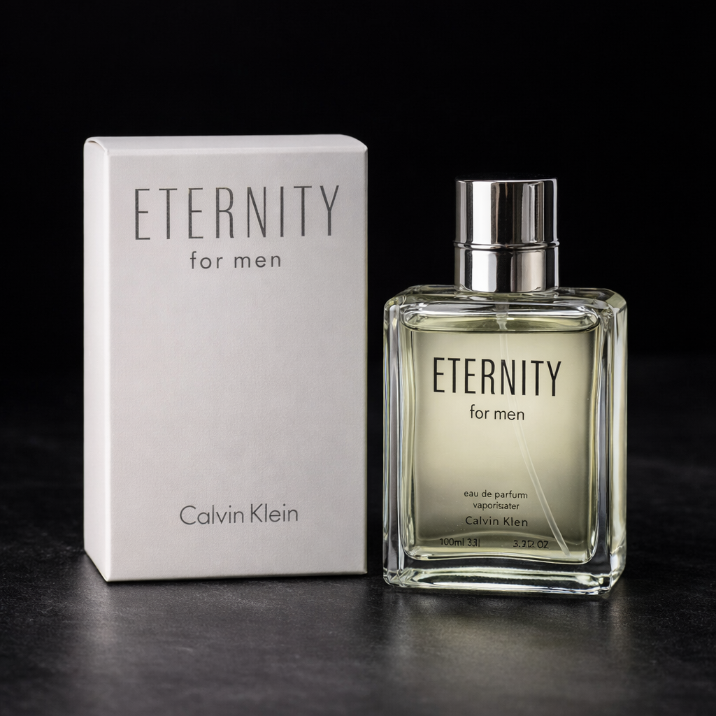 Calvin Klein Eternity for Men Eau De Parfum – Luxury Long-Lasting Fresh & Woody Premium Fragrance Spray - 100ml