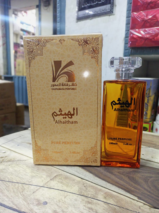Alhaitham Pure Perfume by Kahramana Perfumes – Luxury Long-Lasting Arabic Fragrance Spraymium Fragrance Spray - 100ml