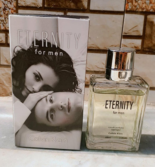 Calvin Klein Eternity for Men Eau De Parfum – Luxury Long-Lasting Fresh & Woody Premium Fragrance Spray - 100ml