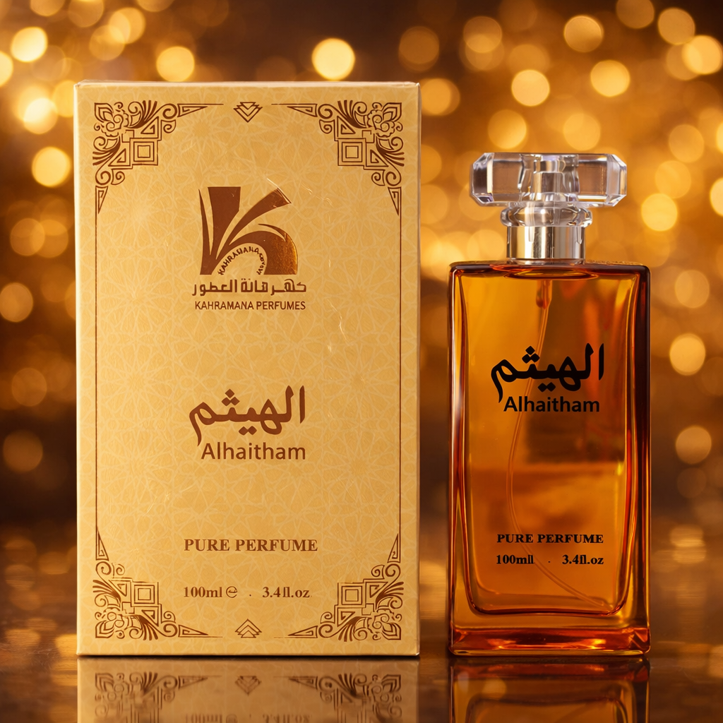 Alhaitham Pure Perfume by Kahramana Perfumes – Luxury Long-Lasting Arabic Fragrance Spraymium Fragrance Spray - 100ml