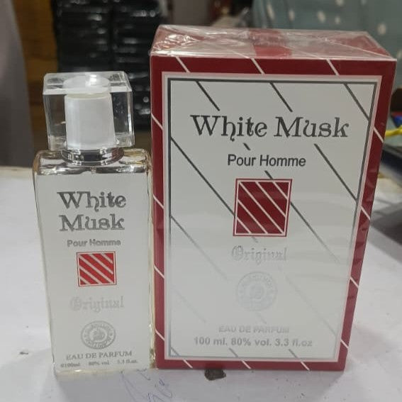 White Musk Pour Homme Original Eau De Parfum – Long-Lasting Premium Men's Fragrance Spray, 100ml